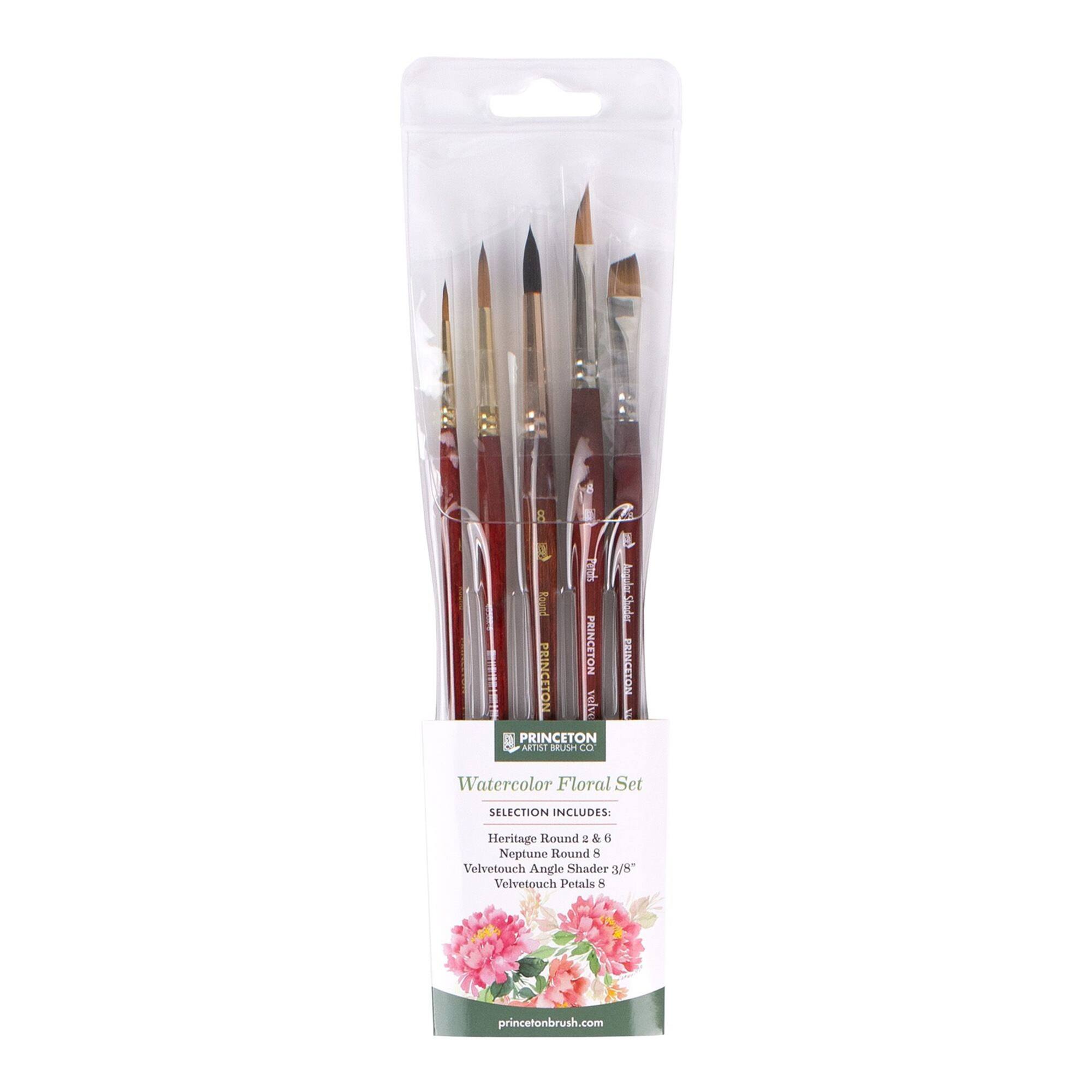 Princeton Artist Brush Co.™ Short Handle Floral Watercolor Paintbrush Set